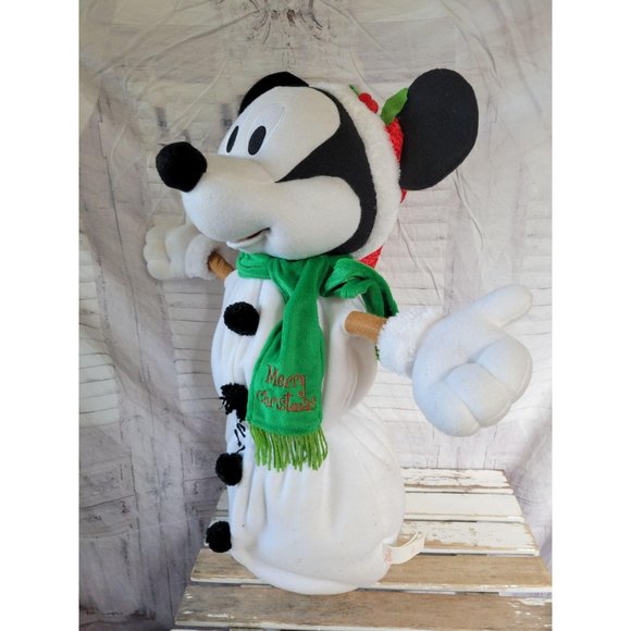 Atico Disney Mickey mouse snowman collapsible figu - Picture 2 of 10
